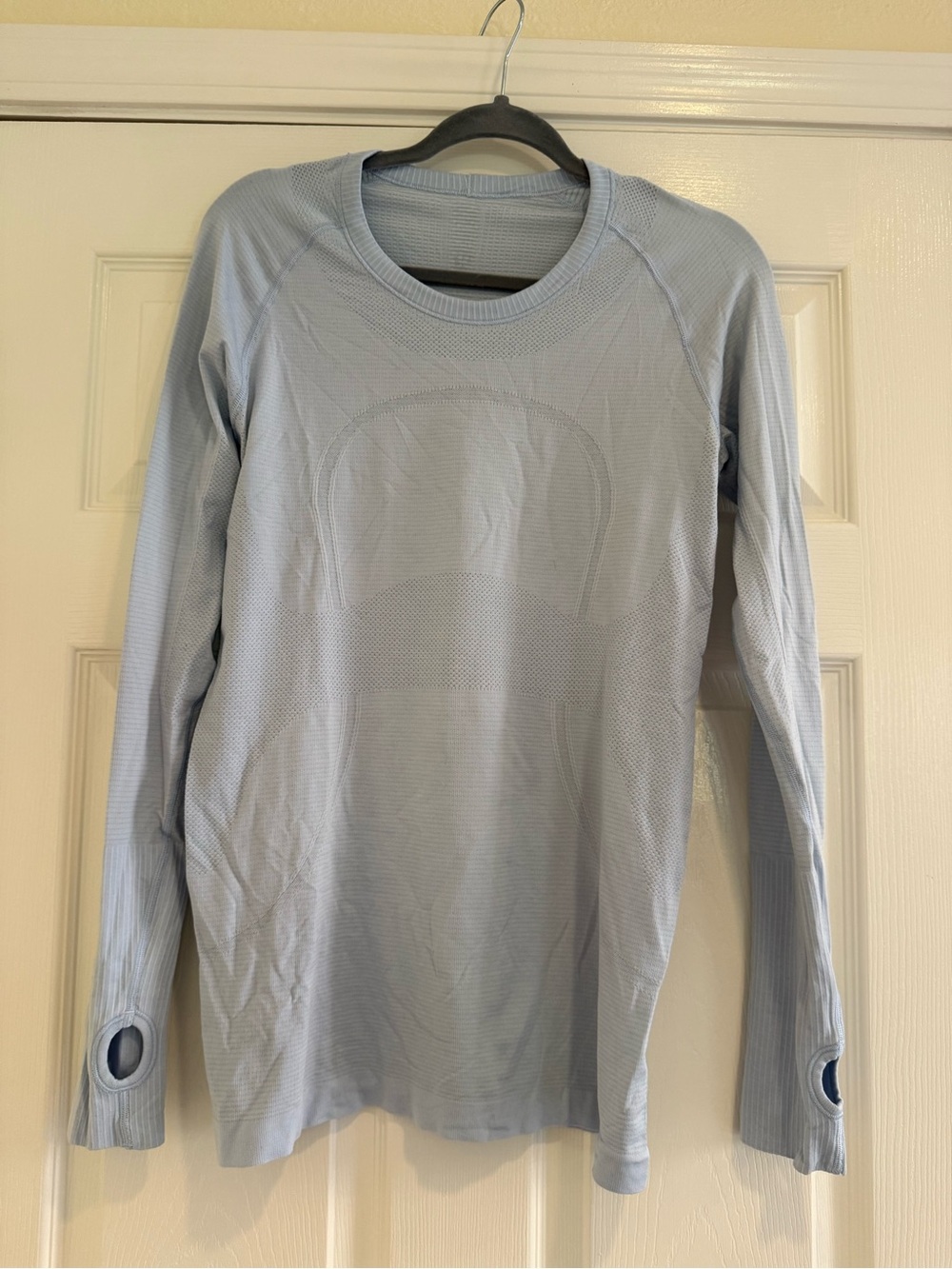 Light Blue Long-Sleeve Performance Shirt
